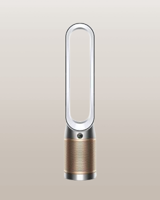 Dyson TP09 Wi-Fi Enabled Air Purifier Cool (White/Gold, HEPA H13, Formaldehyde Sensor, Air Multiplier Technology)